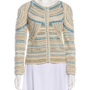 Isabel Marant metallic knit cardigan